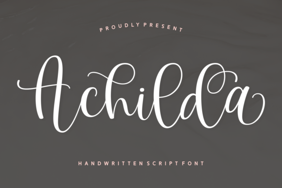 Achilda: A Stylish Script Font for Modern Web Design