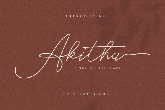 Akitha Font: A Stylish Script for Modern Web Design