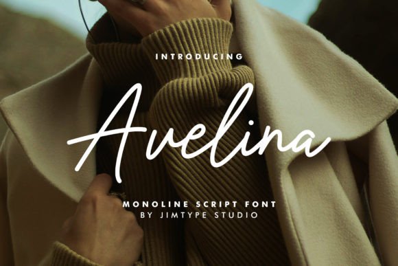 Avelina Script Font: Elevating Editorial Design with Elegance