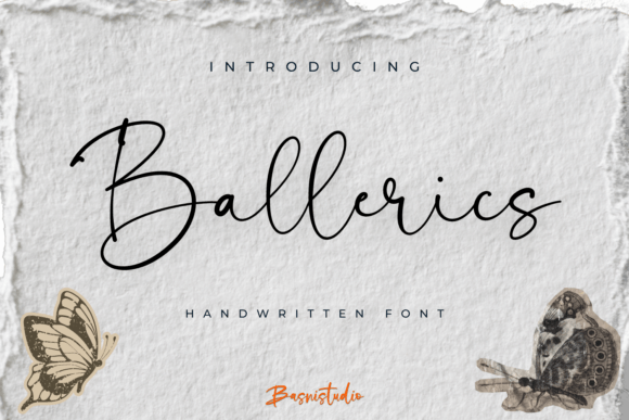 Ballerics: A Premium Handwritten Font for Campaign Designers
