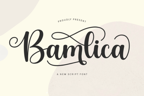 Bamlica: A Script Font That Elevates Your Brand Identity