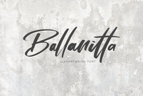 Bellanitta – A Brush Script Font with Sophisticated Elegance
