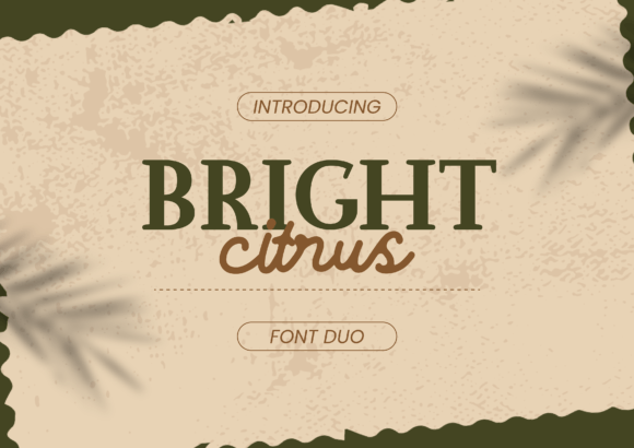Bright Citrus Duo: A Luxurious Font Pair for Modern Web Design