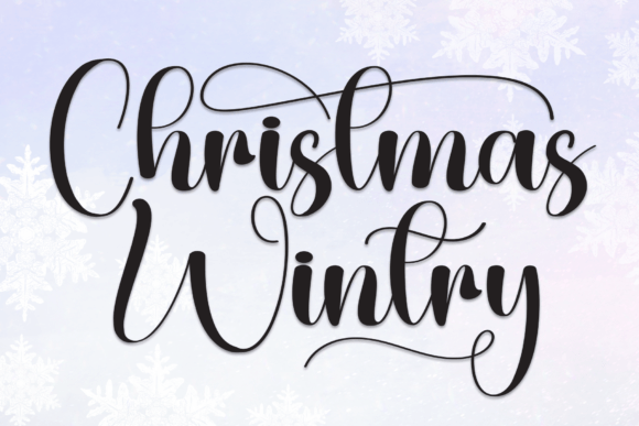 Christmas Wintry: A Cozy Script Font for Branding Magic