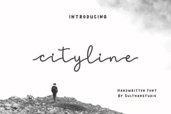 City Line: A Bold Script Font for Modern Branding