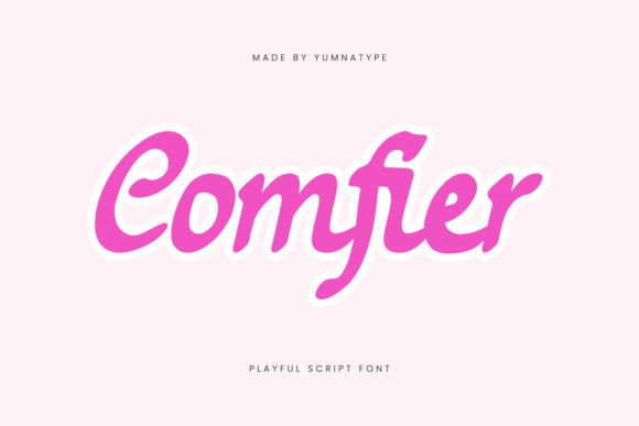 Comfier Font: A Playful Script for Digital Design