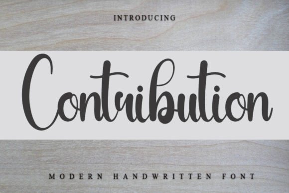 Contribution Font Review: A Handwritten Typeface for Campaign Creativity