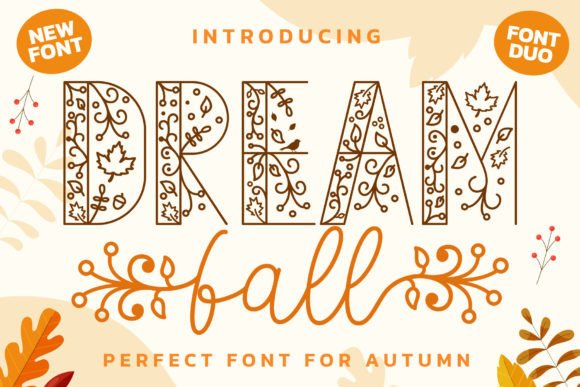Dream Fall Duo: A Typeface That Captures Autumn’s Editorial Charm