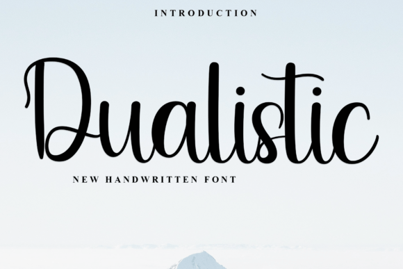Dualistic: A Handwritten Typeface for Modern Branding