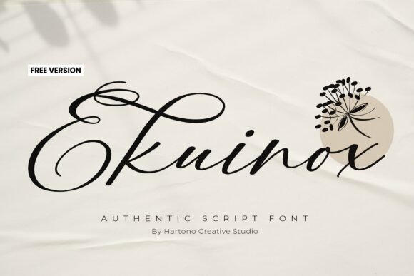 Ekuinox Font: A Stylish Script for Your Brand