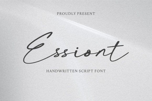 Essiont: A Handwritten Typeface for Thoughtful Editorial Design