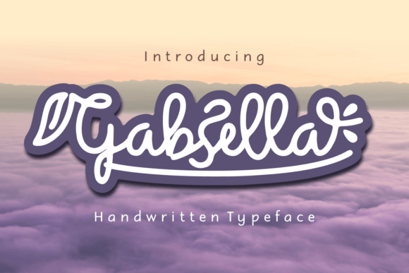 Gabsella Font: A Handwritten Script for Modern Web Design