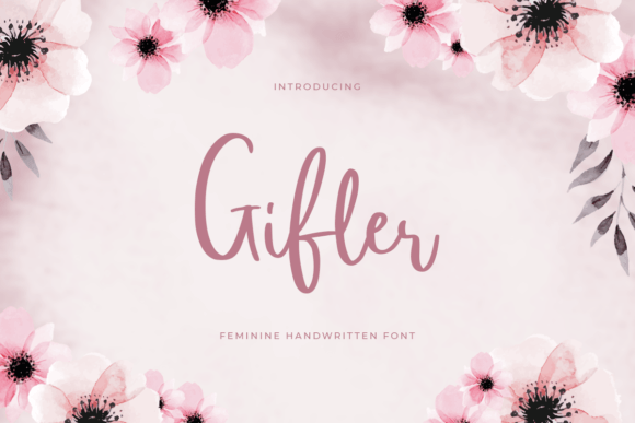 Gifler Font: Elevating Brand Identity with Handwritten Elegance