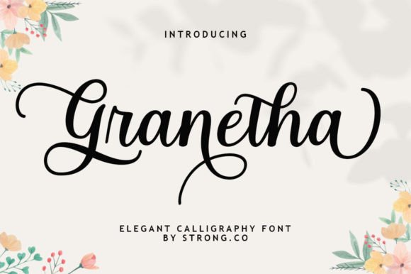 Granetha Font – A Warm Handwritten Typeface for Digital Projects