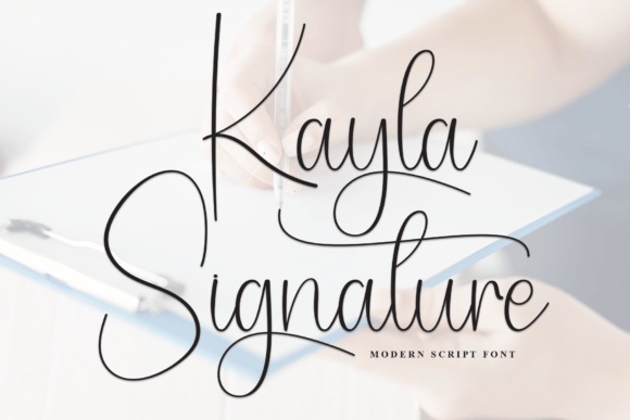 Kayla Signature: A Handwritten Font for Your Brand
