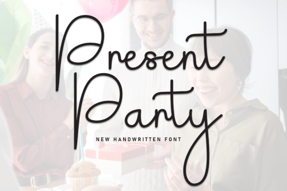 Present Party: A Script Font for Festive Branding