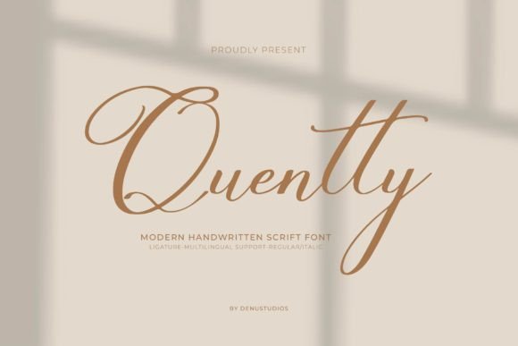 Quentty: A Handwritten Typeface That Elevates Web Design