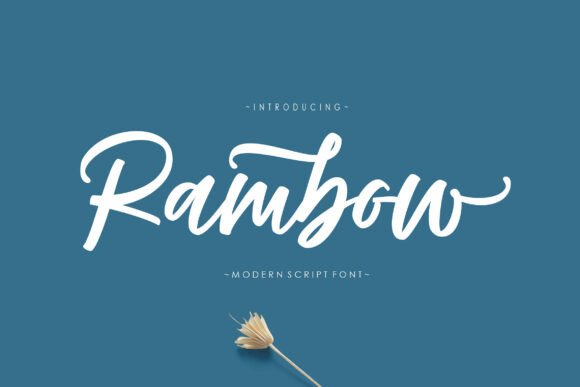 Rambow: A Premium Script Font for Creative Branding Projects