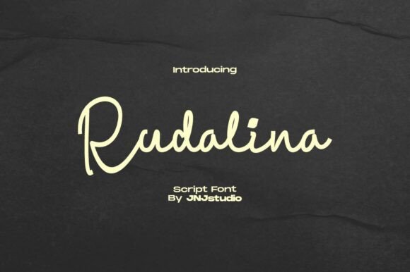 Rudalina Font: A Sophisticated Script for Small Business Branding