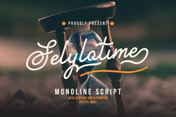Selylotime: A Script Font That Elevates Editorial Design