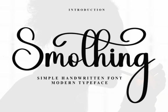 Smothing: A Luxurious Handwritten Font for Digital Design