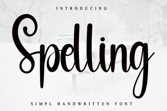 Spelling: A Handwritten Typeface That Elevates Branding with Elegance