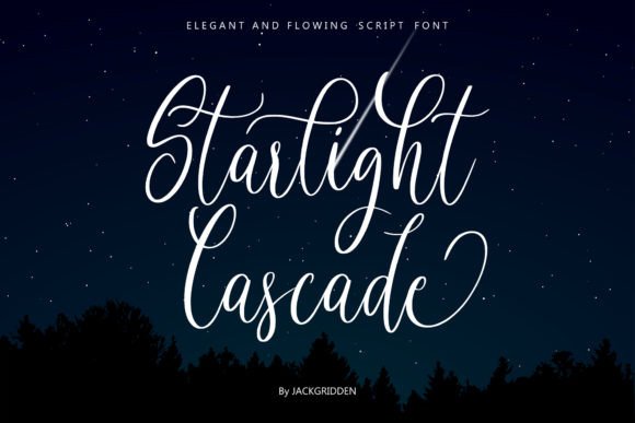 Starlight Cascade Font: Elevating Brand Identity with Elegance