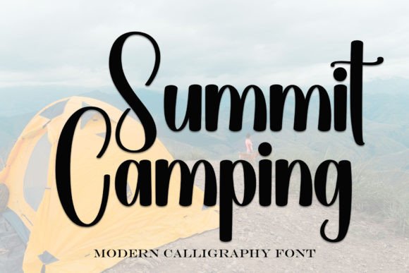 Summit Camping Font: A Handwritten Typeface for Your Brand