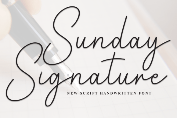 Sunday Signature: A Handwritten Typeface That Elevates Brand Design