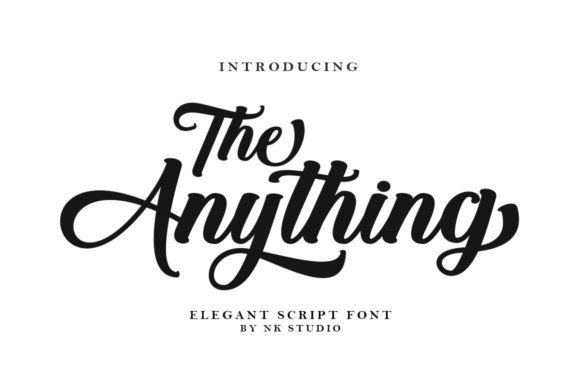 The Anything Font: A Digital Designer’s Elegant Display Typeface