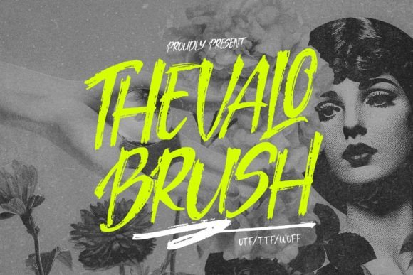 Thevalo Brush: A Stylish Typeface for Your Brand’s Personality